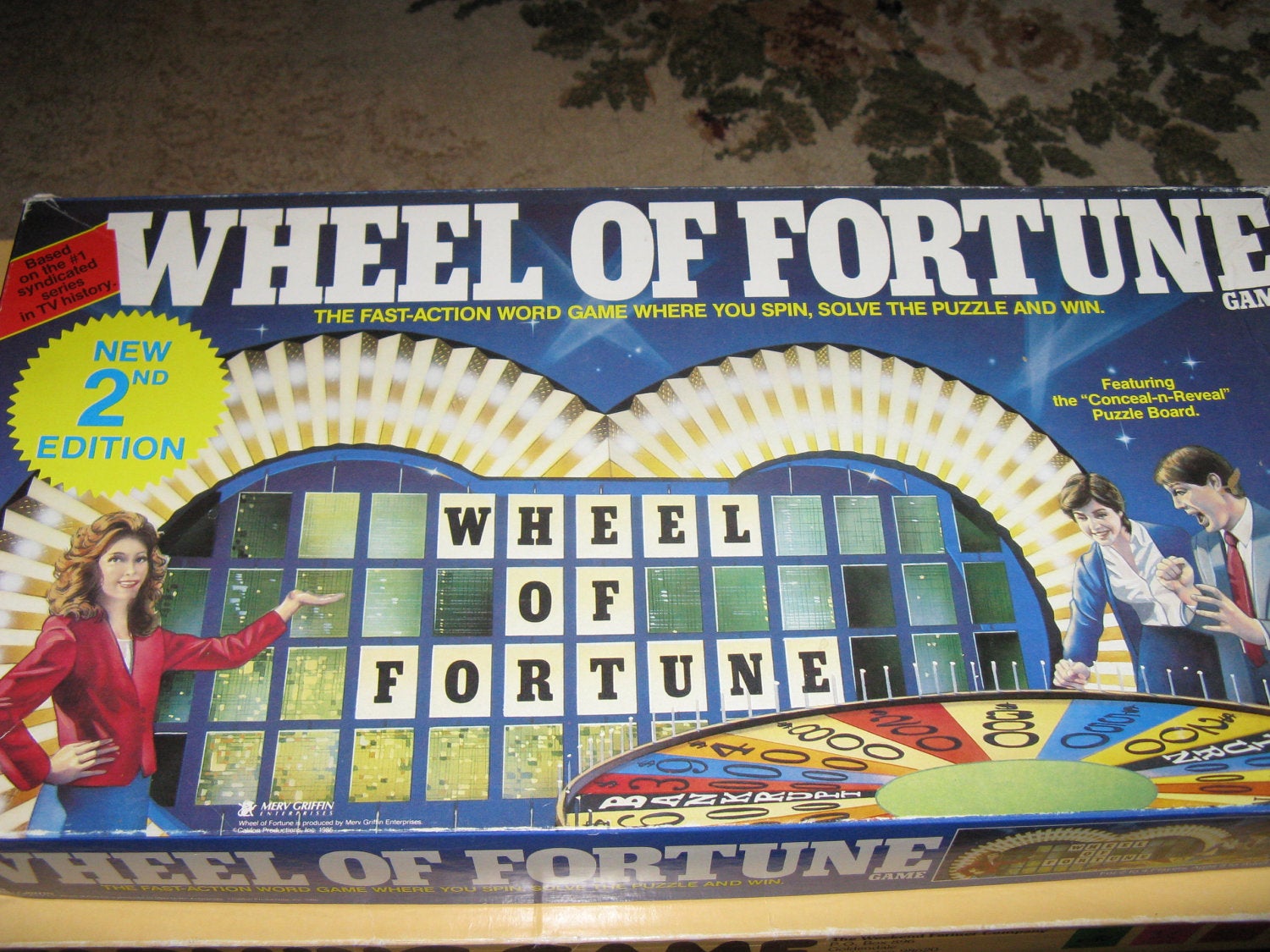 Wheel Of Fortune Board Game Authentic